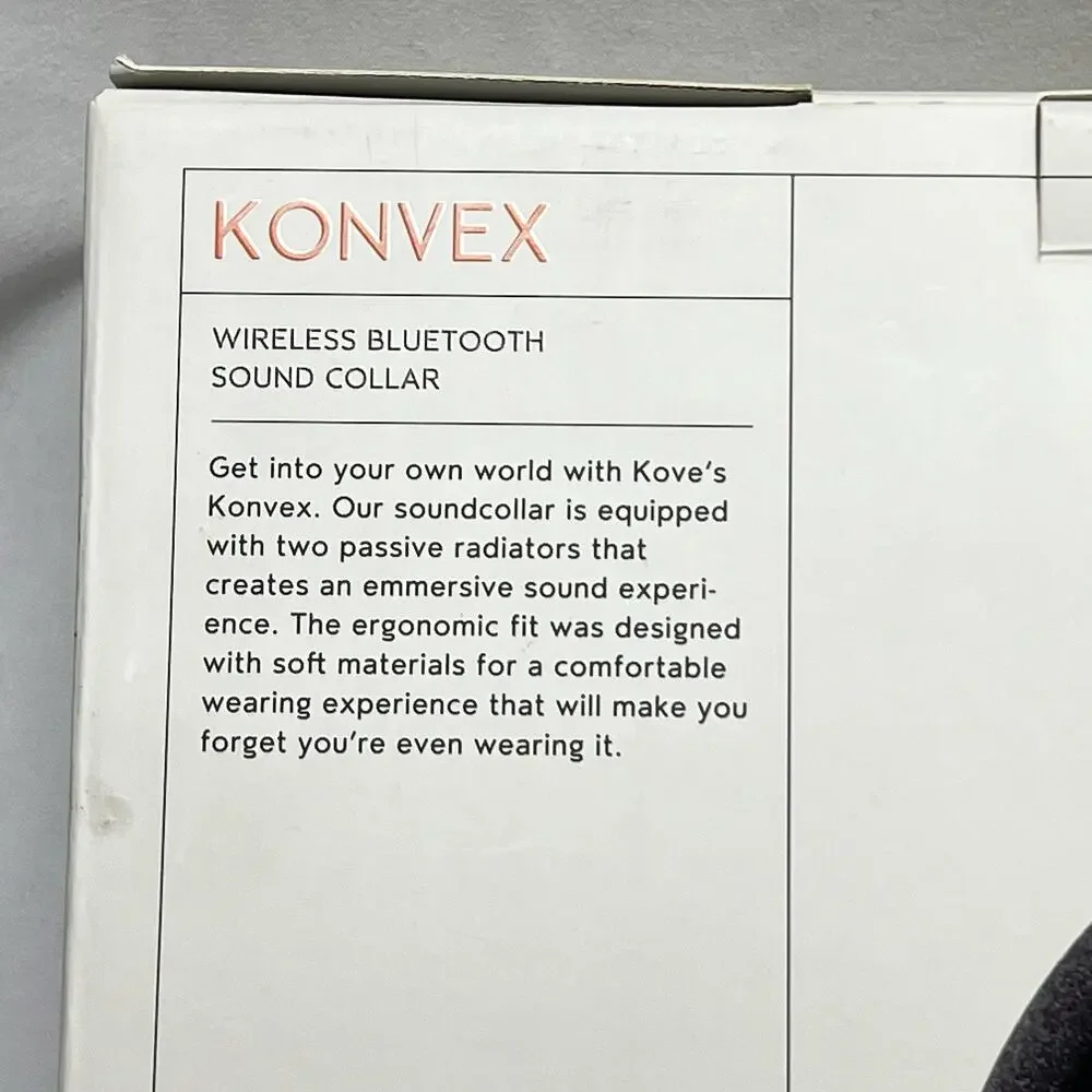 Kove Konvex Wireless Bluetooth Sound Collar Speaker Wear Around Your Neck EUC - Picture 7 of 13